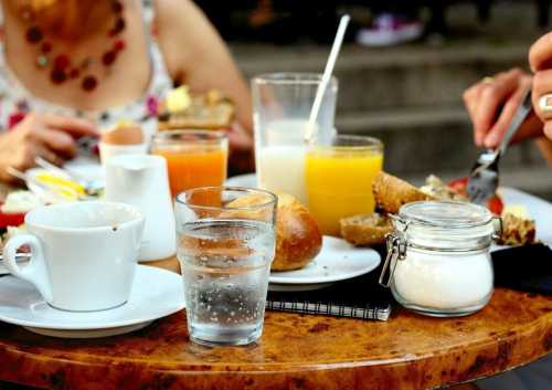 Breakfast in Bratislava